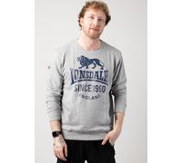 Lonsdale - Noss Marl Grey/Navy - Sweater - grey - M - 90% Cotton, 10% Viscose,Sweat M
