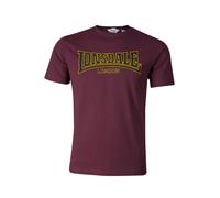 Lonsdale Premium CLASSIC Slim-Fit T-Shirt Flock Print Logo 100% Cotton 6 colours