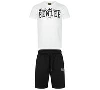Lonsdale Rees T-Shirt & Shorts Set Blanc L