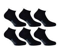 Lonsdale Sneaker 6 Pairs of socks, excellent quality of cotton (Black, 3-5)