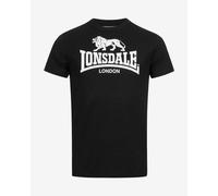 Lonsdale St. Erney Short Sleeve T-shirt Black White - M