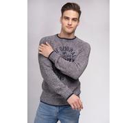Lonsdale Sweatshirt Borden gestrickter Pullover schmale Passform