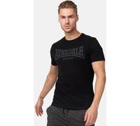 Lonsdale Men's T-Shirt Trägerhemd Logo Kai Long Sleeve Top, Black, (Size: XXX-Large)