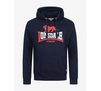 Lonsdale Thurning Hoodie Navy Red White - XL