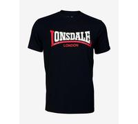 Lonsdale Two Tone short sleeve T-shirt black white red - 5XL