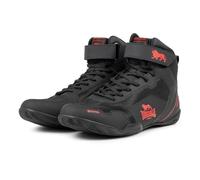 Lonsdale Unisex RUFFORD Boxing Shoes, Black Red, 46 EU, Black red, 12 UK