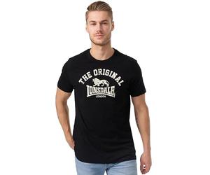 Lonsdale Unisex T-shirt Regular Fit Original Longsleeve T Shirt, Black, L UK