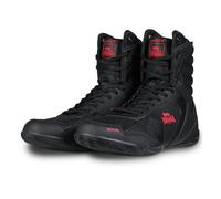 Lonsdale Unisex's Heskin Boxing Shoes, Black Red, 10 UK
