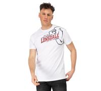 Lonsdale Walkey Men's Long-Sleeved T-Shirt, White, XXL