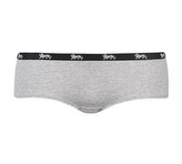 Lonsdale Womens Single Short Underwear Shorts Print All Over Elasticated Waist Grey Marl 14 (L)