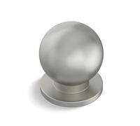 LONTAN 15 Pack Brushed Nickel Knobs Kitchen Cabinet Knobs Kitchen Drawer Bathroom Cupboard Aluminum Alloy Silver Cupboard Drawer