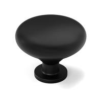 LONTAN 20 Pack Black Drawer Knobs Aluminum Alloy Kitchen Cupboard Knobs | Cabinet Knobs, Modern Style Cupboards Door Knobs, Furniture Hardware for Kitchen Cupboard Wardrobe Bathroom