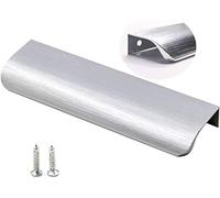 Lontan 20 Pack Brushed Nickel Kitchen Cabinet Handles - 128mm Drawer & Cupboard Handles - Aluminum Alloy