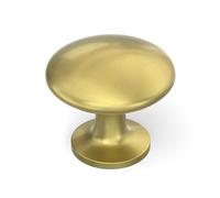 LONTAN 20 Pack Gold Drawer Knobs Round Cabinet Knobs Brushed Brass Door Knobs Cupboard Knobs Kitchen Cabinet Hardware Gold knobs for Dresser Drawers