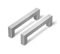 LONTAN 25 Pack Kitchen Cupboard Handles 76mm Brushed Nickel Kitchen Door Handles Stainless Steel Cabinet Pulls for Wardrobe Drawer Suitable for Bathroom, Bedroom, Living Room