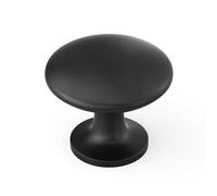 LONTAN 30 Pack Black Drawer Knobs Black Cupboard Knobs for Kitchen Door Cabinet Pulls Zinc Alloy