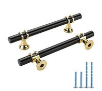LONTAN 30 Pack Handles Kitchen Handles 96mm Cupboard Handles Drawer Handles Cupboard Door Handles Wardrobe Door Handles Black Cupboard Handles Kitchen Drawer Handles Bathroom Cabinet Handles