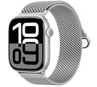 LontL Upgrade Milanese Compatible with Apple Watch Strap SE 2 SE Series 10 9 8 7 6 5 4 3 Ultra 2 1 Women Men, Adjustable Metal Straps for iWatch 49 mm 46 mm 45 mm 44 mm 42 mm 41 mm 40 mm 38 mm