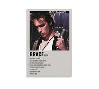 Lonuauo Jeff Buckley Album Grace Posters Wall Art Canvas Aesthetic Poster Painting Decor For Living Room Bed Room Elegant Poster 12x18inch(30x45cm) Unframe-style