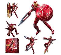 LonullyMege MK50Ironman Action Figure-7 Inch Deluxe Painting Exquisite Collection Model Gift Toys(MK L)