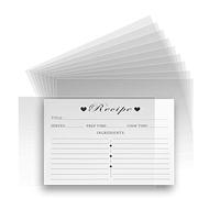 LONUO Recipe Card Protectors, 100 PACK 4 x 6 inch Pockets, Clear Covers, Protect Your Recipes from Kitchen Messes (4x6)