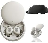 Lonvgrt NooraSleep Snooze Pods Pro, 2025 New Upgraded SnoozePods Pro - Bluetooth Sleepbuds, Snug Fit Soft Earplugs with Cancelling, Noise Reduction for Side-Sleepers(White)