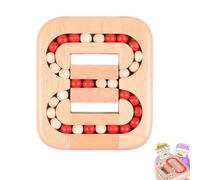 Lonvgrt Rotating Magic Bean Fingertip Toy Wood Puzzles, 2025 New Cube Rotating Puzzle Fidget Toys, Fidget Puzzles for Stress Relief Anxiety, Wooden Fun Spinning Brain Teaser for Kids Adults(1pc)