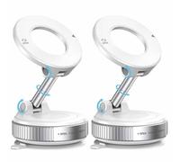 Lonvgrt Vaccum Veltrix Magnetic Cell Phone Holder, 360° Adjustable Vacuum Adsorption Phone Holder for Car, Foldable Retractable Ultra Suction Cup Mount for Gyms, Mirrors, Smooth Surface