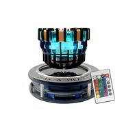 Lonyiabbi Arc Reactor MK1 1:1 Scale Levitating Collectible Toy Display with Remote Control and Interactive Glow Effect, USB Powered