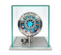 Lonyiabbi Arc Reactor MK2-1:1 Scale, USB Powered LED Light with Vibration Sensor, No Assembly, Display Case Included