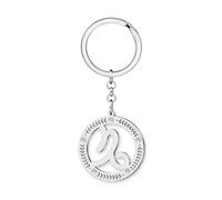 LONYOO Astrology Gifts for Women Stainless Steel Zodiac Sign Keychain Accessories Constellation Gifts Horoscope Zodiac Charms (Capricorn)