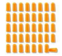 LONZIKP 40 Pairs of Noise Cancelling Reusable Ear Plugs 37 dB Ear Plugs Sleeping Snoring Learning Travel Noise Protection (Orange)