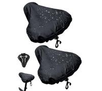 LONZIKP Bicycle Saddle Protector, Waterproof, Pack of 2 Bicycle Saddle Cover 26 x 25 cm, Rain Cover with UV Protection, Non-Slip & Universal Fit to Protect the Seat Pad from Moisture