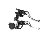 LOOAHDVXBY Braking Parts Motorcycle Brake Lever Modification Front Master Cylinder Hydraulic Brakes Clutchs Levers Gsxr 600 Gsxr 1000 K7 Universal(Green)(Silver)