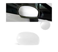 LOOAHDVXBY Compatible For 2009 10 11 12 13 2014 Outside Rearview Mirror Side External Rear Viem Mirror Cap Housing House Frame Lid(Offt Black LH)(Pearl White RH)