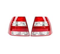 LOOAHDVXBY Compatible with VW Jetta MK4 GLI sedan 1999-2007 version rear bumper taillights brake light housing bulb automotive (Grey 1 Pair)(White 1 Pair)