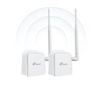 Wireless Bridge Point to Point, 900MHz Outdoor WiFi Bridge with 2000 feet Long Range Transmission Distance