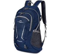 Loocower 45L Lightweight Foldable Backpack Walking Rucksack Hiking Daypack Packable Camping Travel Outdoor Sport Knapsack for Men Women - Blue