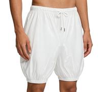 Loodgao Mens Waterproof Leakproof Incontinence Pants Drawstring Elastic Waistband Shorts Underwear White S