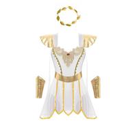 Loodgao Women's Greek God Costume Glorious Athenian Ancient Roman Toga Halloween Cosplay Fancy Dress Up Multicoloured XXL