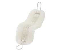 Loofah Back Scrubber for Shower - Elastic Nylon Bath Sponge 14 x 49 cm with Rope Handles, Exfoliating Ball for Women, Men and Family, Skin Renewal and Spa Use