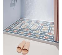 Loofah Shower Mat, Anti Mould Non Slip Bathroom Mats for Inside Shower, Large Soft Shower Floor Mat, Quick Dry PVC Machine Washable Bath Mats