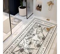 Loofah Shower Mat for Bathroom Wet Areas, Non Slip Anti Mould PVC Large Bath Shower Tray Mat, Hollow Bathroom Floor Mat, Quick Drying