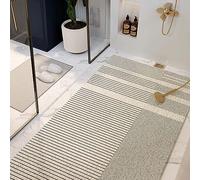 Loofah Shower Mat for Bathroom Wet Areas - Non Slip Anti Mould PVC Large Bath Shower Tray Mat, Quick Drying