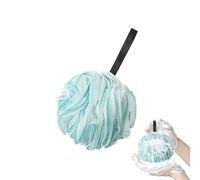 Loofah Sponge |* 1 Piece Shower Puff |11x11cm Bath Sponge | Extra Large Soft Mesh Body Scrubber to & Rich Lather, Durable Shower Pouf for Men Women Kids, Bathroom Accessories to Daily Clea