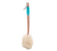 Loofah Sponge Back Scrubber-Men & Women Long Handled Exfoliating Bath Shower Body Brush-Handheld Luffa Pouf on A Stick