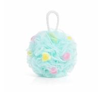 Loofah Sponge Shower Puff, Soft Mesh Bath Sponge for Women and Men, Shower Puff Exfoliating Sponge, Body Scrubber Sponges Bath for Rich Lather (Green)