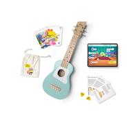 Loog Wood Soprano Ukulele for Kids & Beginners, App & Lessons, All Ages (Green)