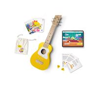 Loog Wood Soprano Ukulele for Kids & Beginners, App & Lessons, All Ages (Yellow)
