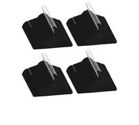 LoogCape 100 Pieces Hangers Set Black Velvet with 360 Degree Rotating Hook Non-Slip Space Saving for Shirts, Trousers, Coats and More, Durable and Versatile for Bedroom and Wardrobe
